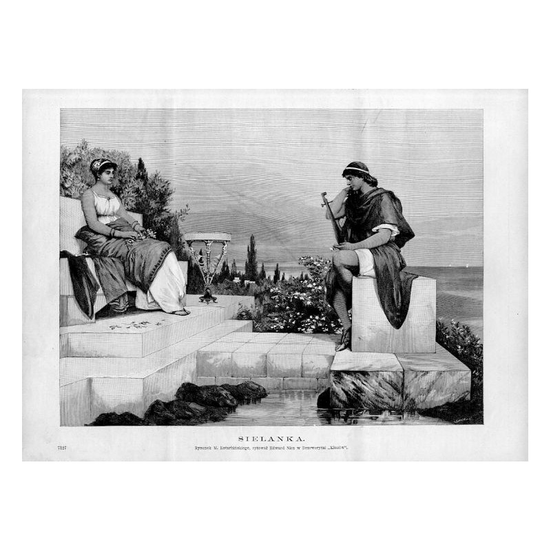 Sielanka / "SIELANKA. Rysunek M. Kotarbińskiego, rytował Edward Nicz w drzeworytni "Kłosów". 7127"