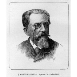 Emanuel Kania. Rysował W. Podkowiński / "EMANUEL KANIA. Rysował W. Podkowiński."