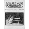 "W parku. Rysunek oryginalny W. Podkowińskiego. (2575b)"