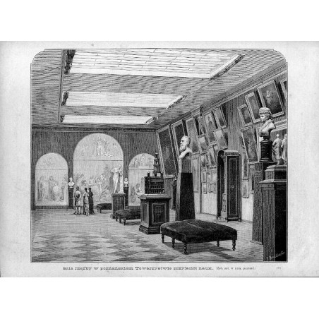 "Sala rzeźby w poznańskiém Towarzystwie przyjaciół nauk [...] (40)"