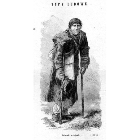 Typy ludowe. Żebrak wiejski (1814) / "TYPY LUDOWE. Żebrak wiejski. (1814)"