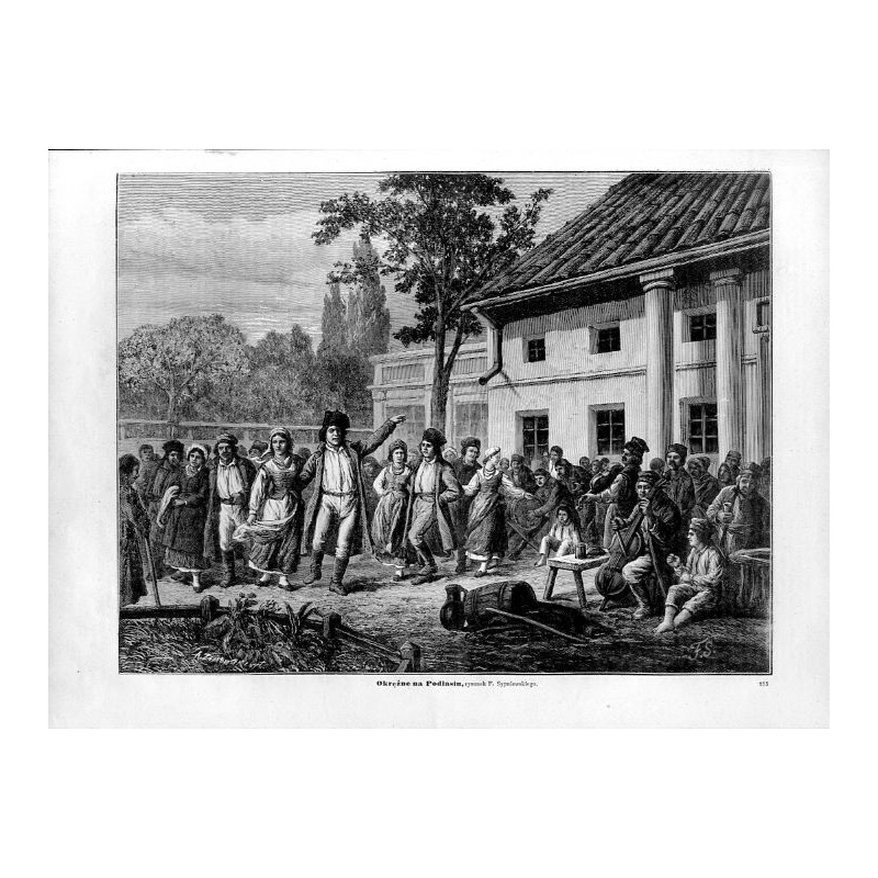 "Okrężne na Podlasiu, rysunek F. Sypniewskiego. 215"