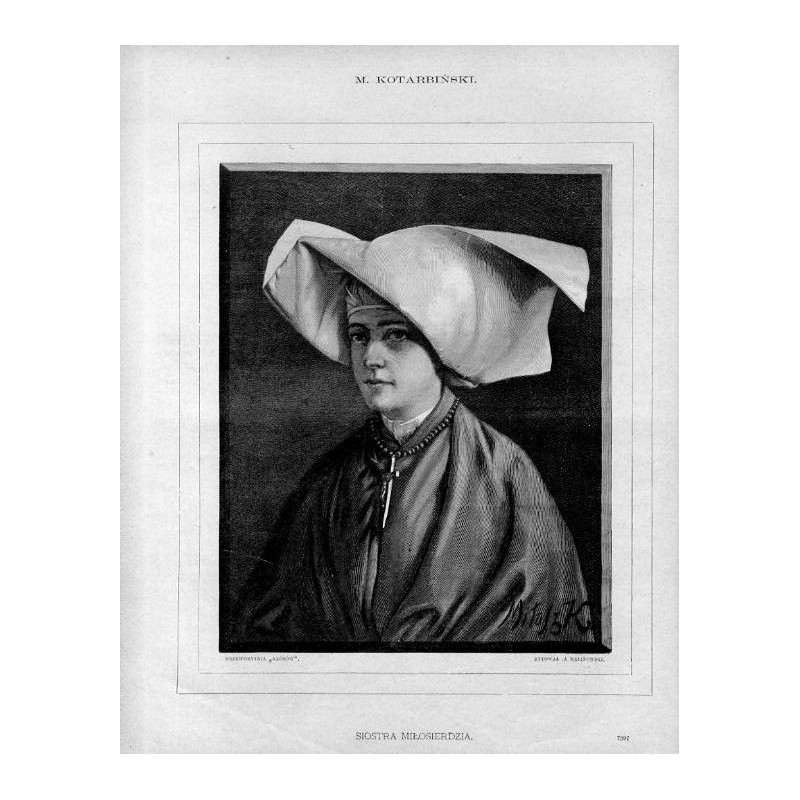 M. Kotarbiński. Siostra miłosierdzia. 7397 / "M. KOTARBIŃSKI. SIOSTRA MIŁOSIERDZIA. 7397"