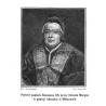 "Portret papieża Klemensa XIV przez Rafaela Mengsa w galeryi obrazów w Wilanowie."