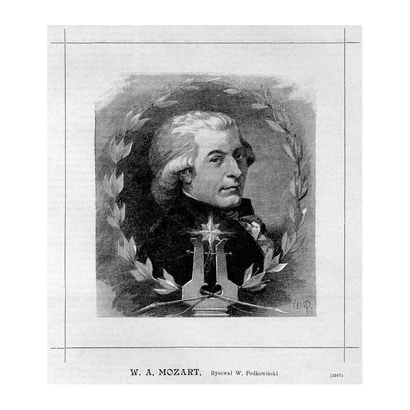 W. A. Mozart (2107) / "W. A. MOZART. (2107)"