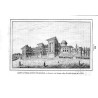 "Zakład narodowy imienia Ossolińskich we Lwowie od strony ulicy Ossolińskiego, rys. r. 1848."