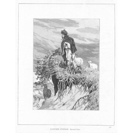 Pastuszek huculski. Rysował Fałat. (1007) / "PASTUSZEK HUCULSKI. Rysował Fałat. (1007)"