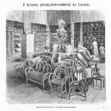 "Dział koszykarstwa i wyrobów ceramicznych. 600"