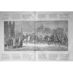 "Wjazd Henryka Walezyusza do Międzyrzécza w r. 1574. Rysował podług własnego obrazu F. Sypniewski."