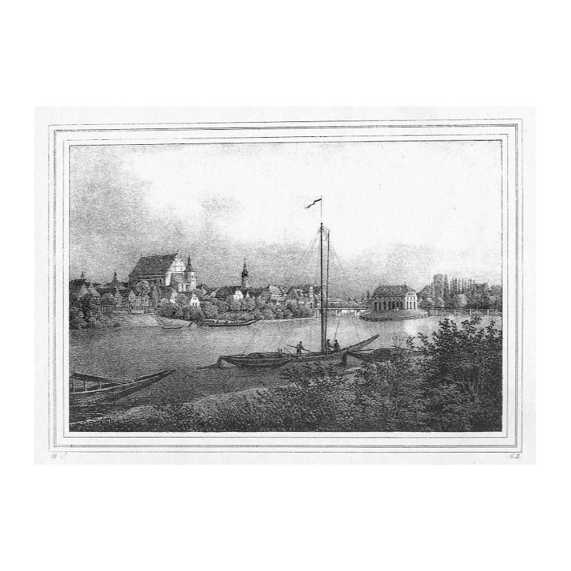 "Opole - widok ogólny 1830 r."