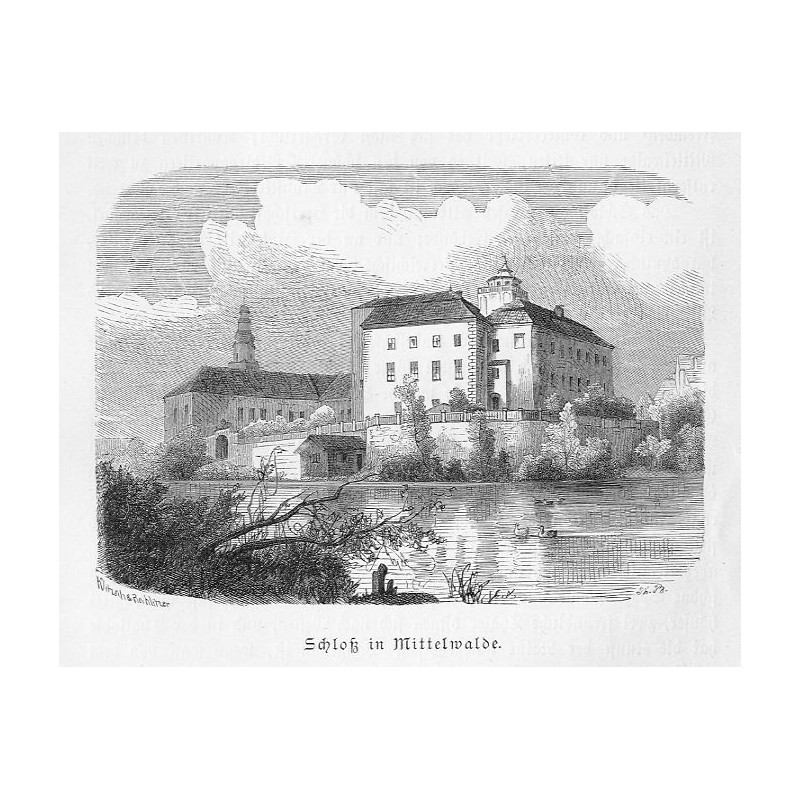 "Schloss in Mittelwalde."