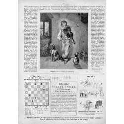 "Grajek. Rysunek oryginalny W. Strzałeckiego. 222"