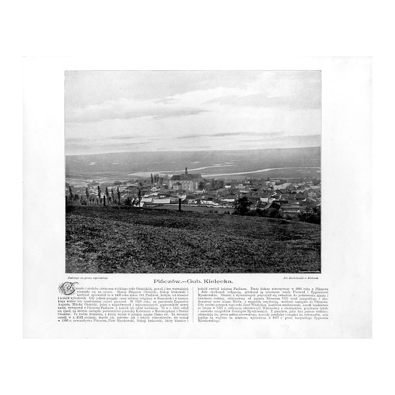 "Pińczów.-Gub. Kielecka. "Fot. Rachalewski w Kielcach."