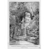 "Pomnik Fr. Chopina na cmentarzu Père-Lachaise w Paryżu. RYSUNEK B. ROUBALIKA."