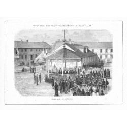 Wystawa Rolniczo-Przemysłowa w Szawlach / "WYSTAWA ROLNICZO-PRZEMYSŁOWA W SZAWLACH. Rozdanie nagród. Rysował Podbielski. 243"