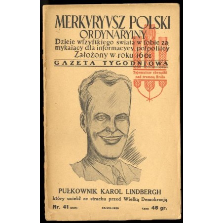 Merkuryusz Polski Ordynaryiny. Dzieje wszystkiego świata w sobie zamykający dla informacyey pospolitey. Gazeta tygodniowa. R. 6