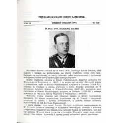 Przegląd Kawalerii i Broni Pancernej. Kwartalnik historyczny. T. 20 (1994). Nr 148 (Wrzesień - Grudzień 1994) / nekrolog ppłk dy
