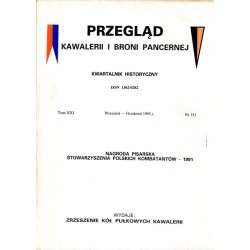 Przegląd Kawalerii i Broni Pancernej. Kwartalnik historyczny. T. 21 (1995). Nr 151 (Wrzesień - Grudzień 1995) / Kawaleria Samodz
