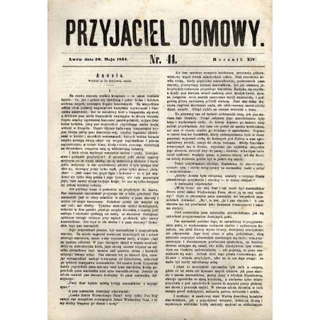 Przyjaciel Domowy. R.14 (1864). Nr 41 (20 maja 1864)