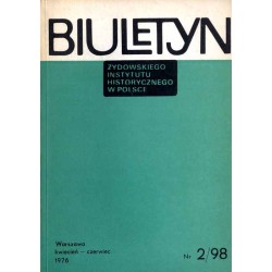 Biuletyn Żydowskiego Instytutu Historycznego w Polsce. 1976. Nr 2 (98) (Kwiecień - Czerwiec 1976) / Świadczenia Żydów na rzecz o