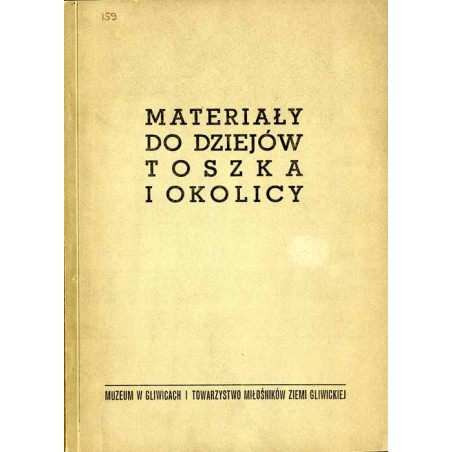 Materiały do dziejów Toszka i okolicy