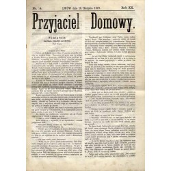 Przyjaciel Domowy. R.20 (1870). Nr 14 (15 sierpnia 1870)