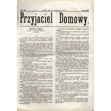 Przyjaciel Domowy. R.21 (1871). Nr 12 (15 października 1871)