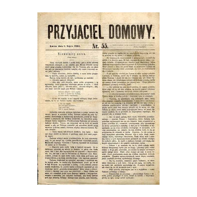 Przyjaciel Domowy. R.14 (1864). Nr 55 (8 lipca 1864)
