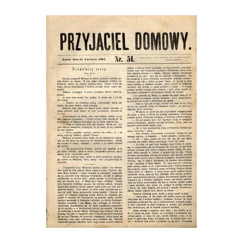 Przyjaciel Domowy. R.14 (1864). Nr 51 (24 czerwca 1864)
