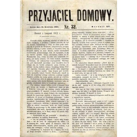 Przyjaciel Domowy. R.14 (1864). Nr 32 (19 kwietnia 1864)