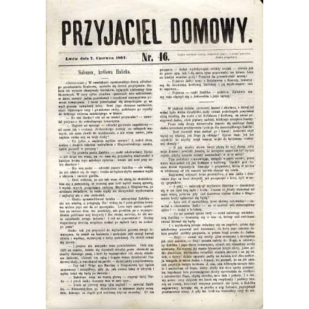 Przyjaciel Domowy. R.14 (1864). Nr 46 (7 czerwca 1864)
