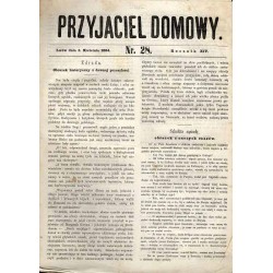 Przyjaciel Domowy. R.14 (1864). Nr 28 (5 kwietnia 1864)
