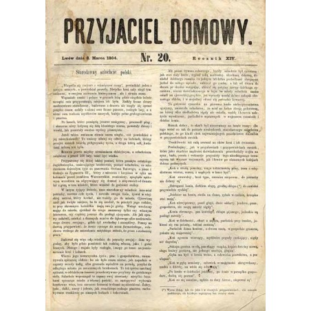 Przyjaciel Domowy. R.14 (1864). Nr 20 (8 marca 1864)