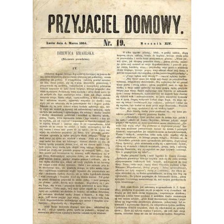 Przyjaciel Domowy. R.14 (1864). Nr 19 (4 marca 1864)