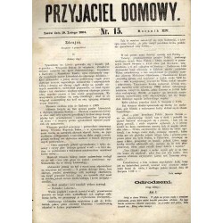 Przyjaciel Domowy. R.14 (1864). Nr 15 (19 lutego 1864)