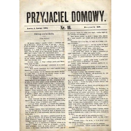 Przyjaciel Domowy. R.14 (1864). Nr 11 (5 lutego 1864)