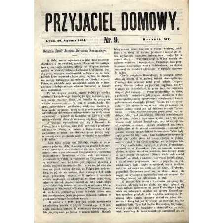 Przyjaciel Domowy. R.14 (1864). Nr 9 (29 stycznia 1864)
