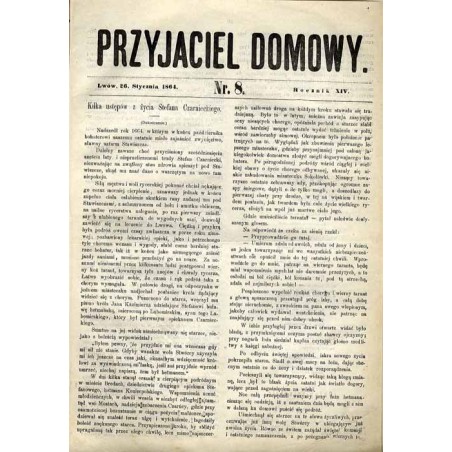 Przyjaciel Domowy. R.14 (1864). Nr 8 (26 stycznia 1864)