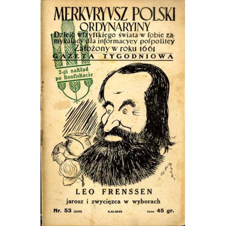 Merkuryusz Polski Ordynaryiny. Dzieje wszystkiego świata w sobie zamykający dla informacyey pospolitey. Gazeta tygodniowa. R. 6