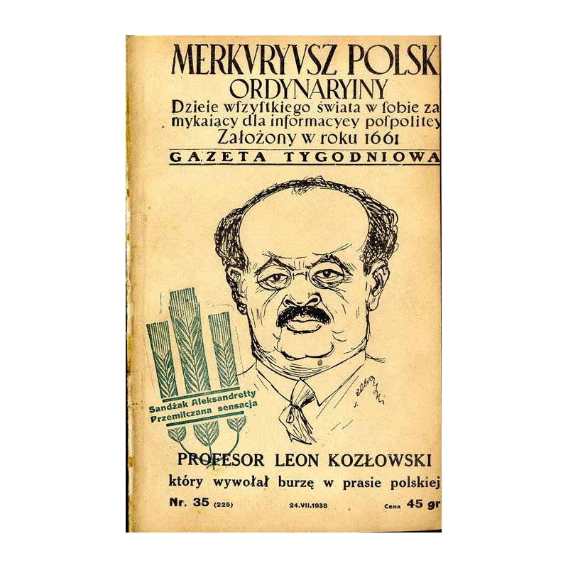 Merkuryusz Polski Ordynaryiny. Dzieje wszystkiego świata w sobie zamykający dla informacyey pospolitey. Gazeta tygodniowa. R. 6