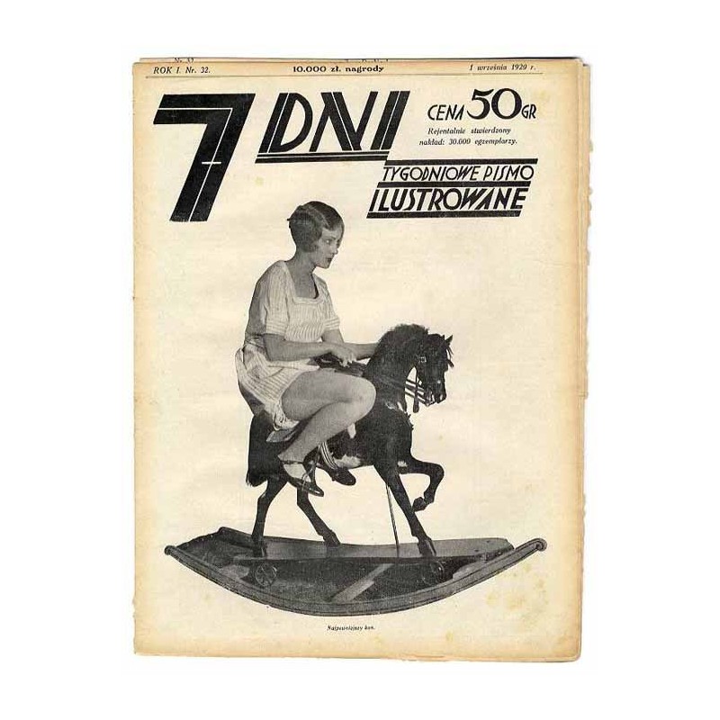 7 Dni. Tygodniowe pismo ilustrowane. R. 1 (1929). Nr 32 (1 września 1929) / Trocki w Stambule / Muzeum D. O. K. 1