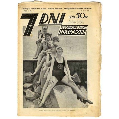 7 Dni. Tygodniowe pismo ilustrowane. R. 1 (1929). Nr 26 (21 lipca 1929) / Cześć bohaterom! (artykuł z 4 fotografiami nt. śmierci