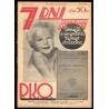 7 Dni. Tygodniowe pismo ilustrowane. R. 2 (1930). Nr 50 (99) (14 grudnia 1930) / okładka z fotomontażem "Książeczka oszczędności