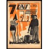 7 Dni. Tygodniowe pismo ilustrowane. R. 2 (1930). Nr 38 (87) (21 września 1930) / okładka z fotomontażem "W małym, cichym domku.