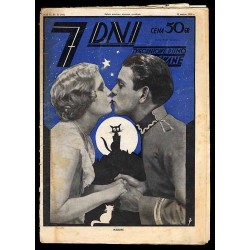 7 Dni. Tygodniowe pismo ilustrowane. R. 2 (1930). Nr 11 (60) (15 marca 1930) / okładka z fotomontażem "Marzec" Jerzego Radlicza