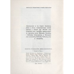 Ze wspomnień karykaturzysty