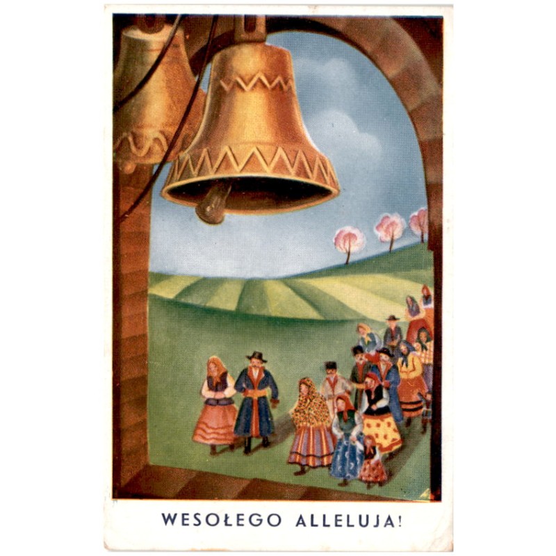 Wesołego Alleluja! / Rewers: M. Barański mal.