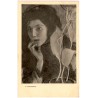 T. Axentowicz [Portret kobiety z kwiatem w doniczce]
