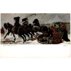 Józef Chełmoński pinx. Odjazd