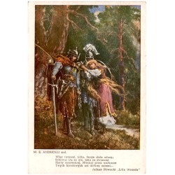 M. E. Andriolli mal. Więc rozpuść, Lillo, twoje złote włosy [...] Juliusz Słowacki "Lilla Weneda"